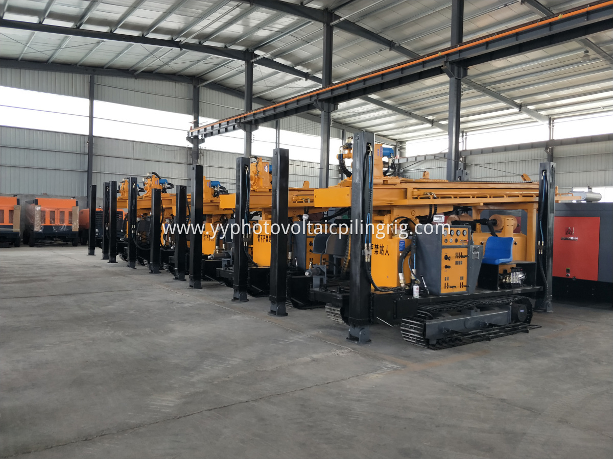 Hydraulic 400m drilling depth portable borehole water well drilling rig